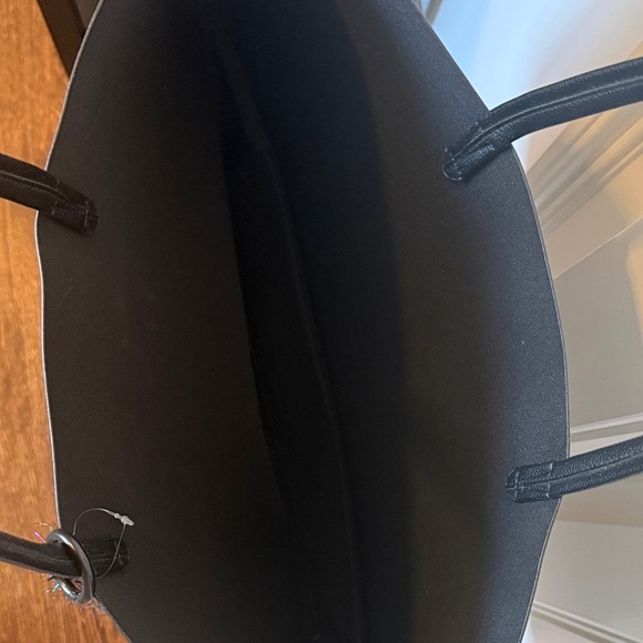 Victoria's Secret Black Tote with Colorful Tassel - Picture 2 of 4
